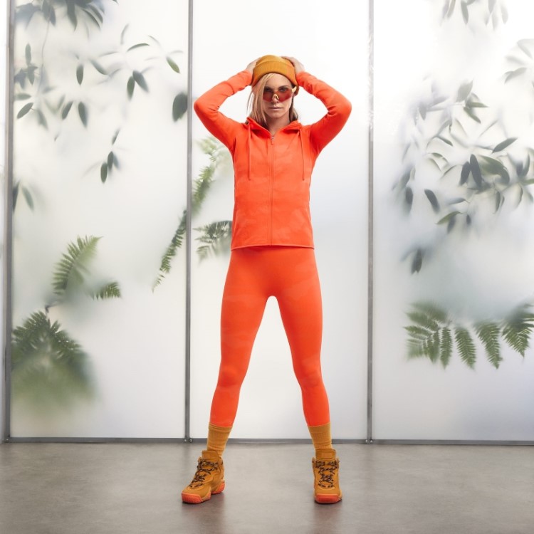 Moletom Aop Camuflado Com Capuz E Zíper Adidas
