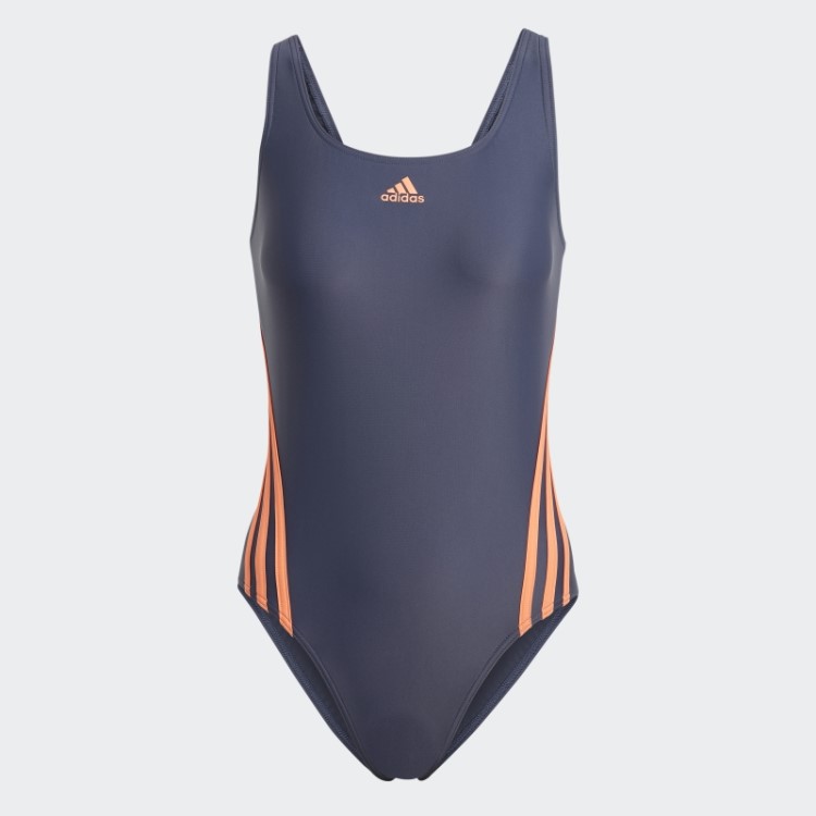 Fato De Banho Adidas Com As 3 Riscas Azul Marinho