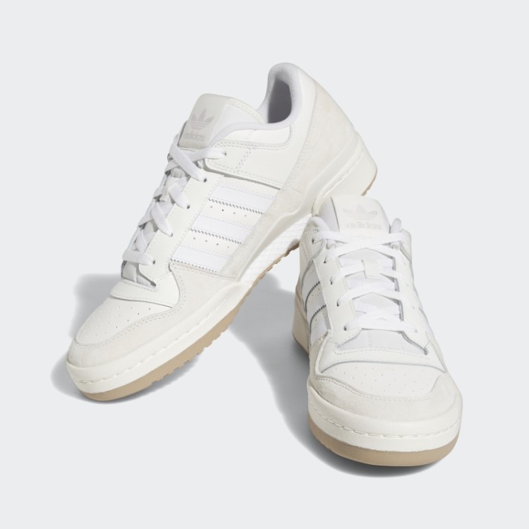 Tênis Clássico Baixo Adidas Forum Branco