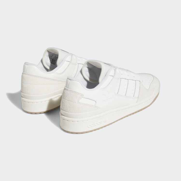 Tênis Clássico Baixo Adidas Forum Branco