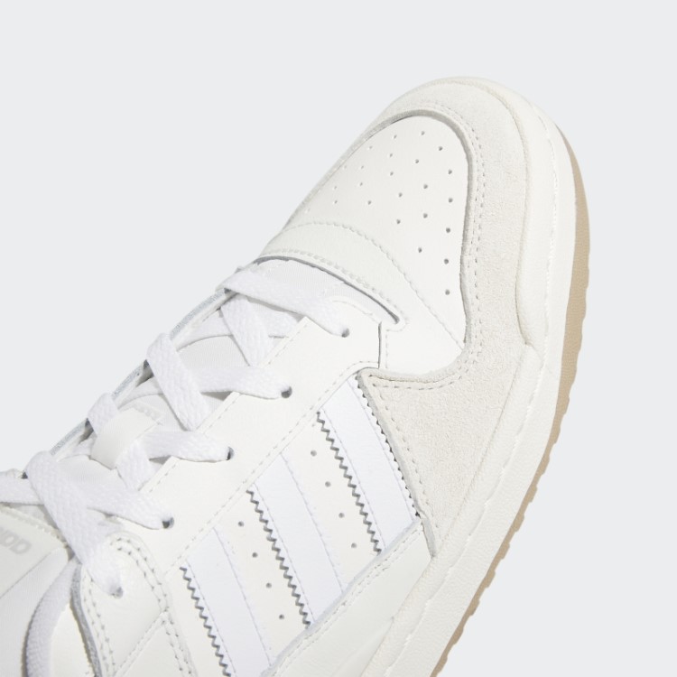 Tênis Clássico Baixo Adidas Forum Branco