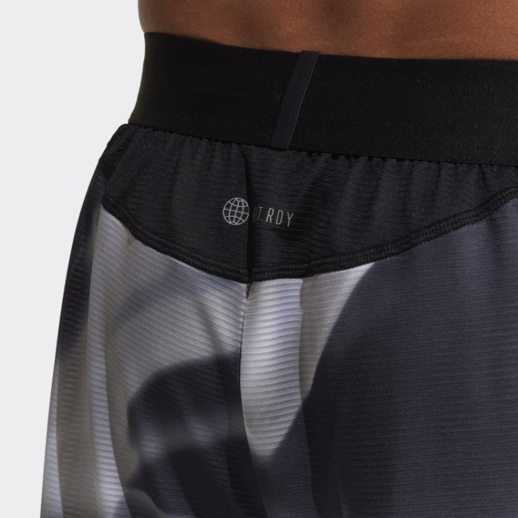 Cinza Projetado Para Treinamento Heat.rdy Hiit Allover Shorts De Treinamento De Impressão Adidas