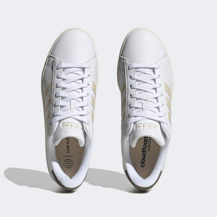 Grand Court Cloudfoam Comfort Shoes Branco Adidas