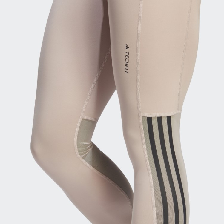 Leggings Techfit Hyperglam 7/8 Taupe Adidas