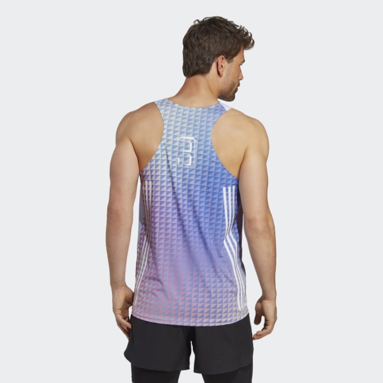 Adizero Sasha Zhoya Assinatura Singlet Rosa Claro Adidas