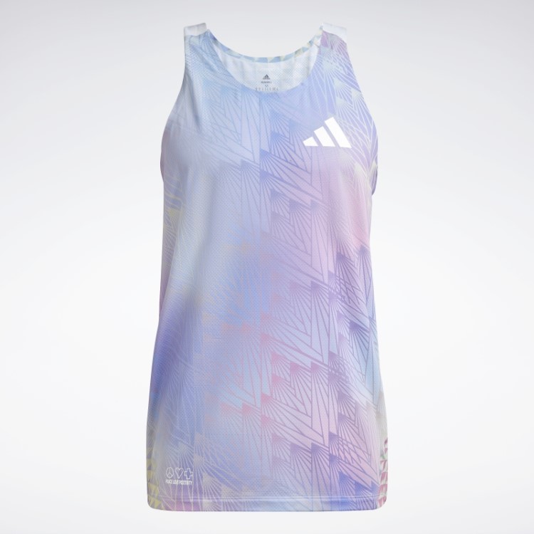 Adizero Sasha Zhoya Assinatura Singlet Rosa Claro Adidas