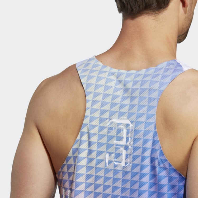 Adizero Sasha Zhoya Assinatura Singlet Rosa Claro Adidas
