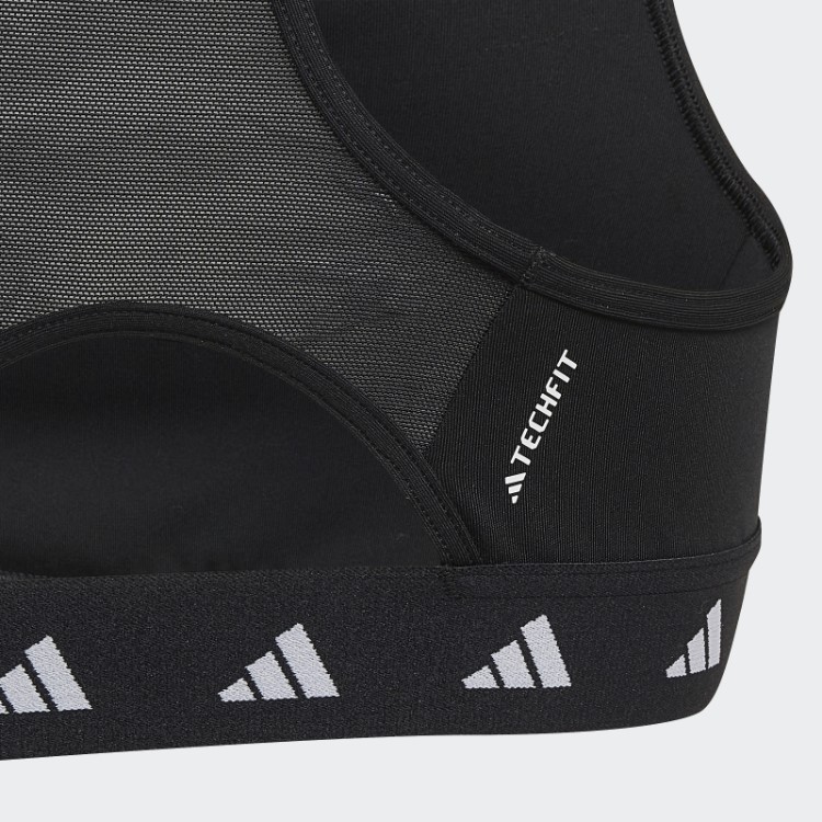 Sutiã Esportivo Adidas Aeroready Techfit Moda Branca
