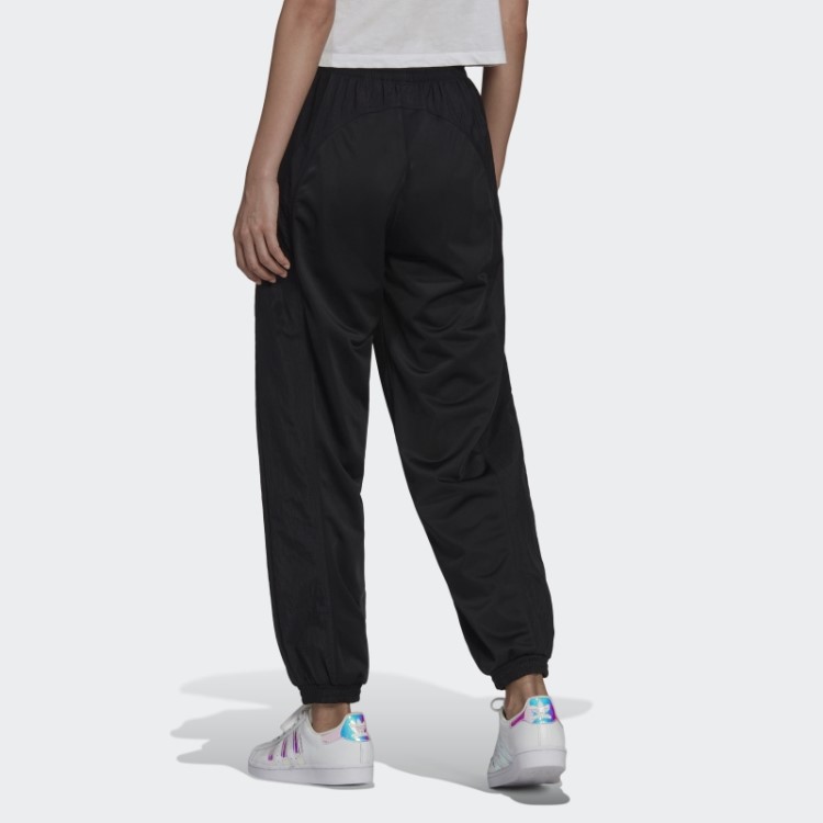Calça Adidas Preta Adicolor Dividida Em Trefoil