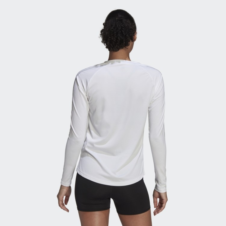 Camisa De Manga Comprida Adidas Hilo Branca