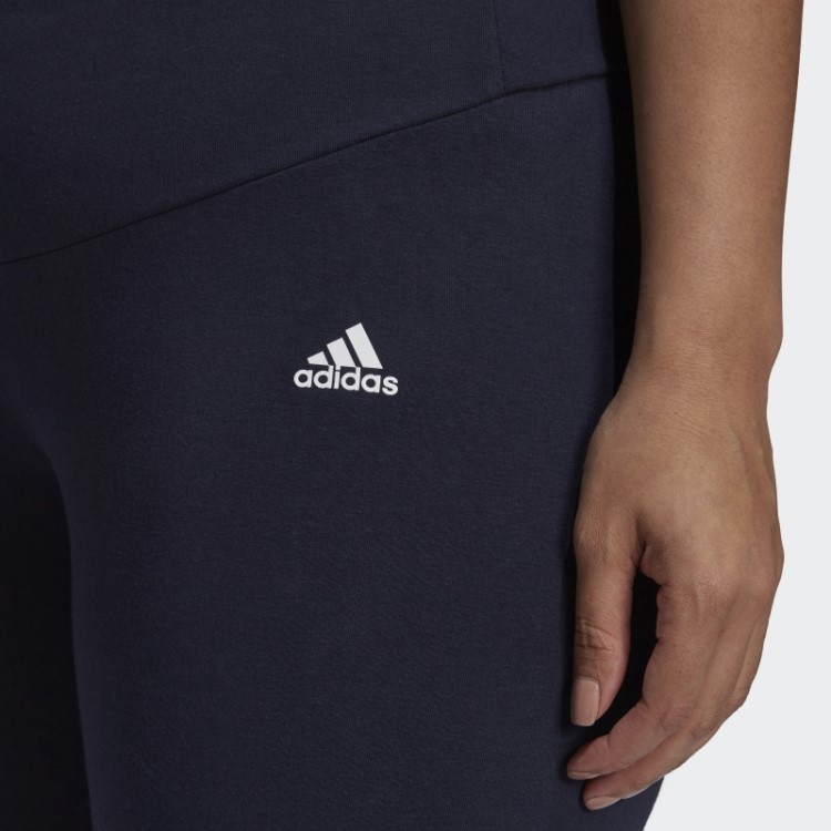 Legging Cintura Alta Com Logo Essentials (tamanho Grande) Adidas Ink