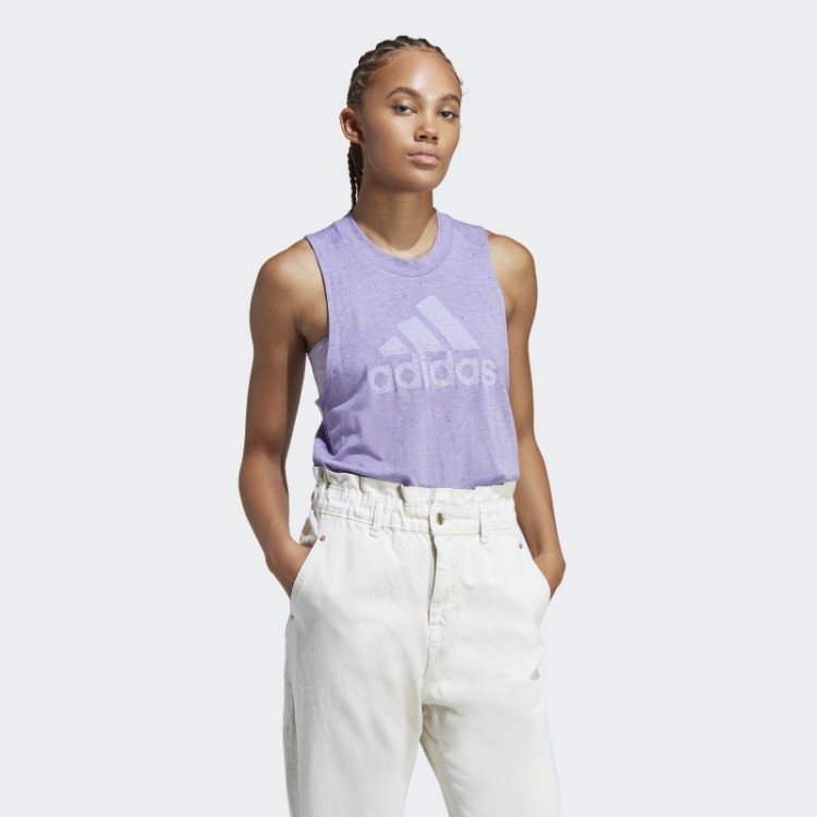 Violeta Mel Adidas Sportswear ícones Futuros Vencedores 3.0 Regata Quente