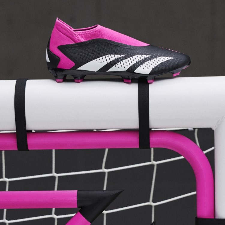 Precisão Do Predador Preto. 3 Chuteiras Sem Cadarço Para Chão Firme Adidas