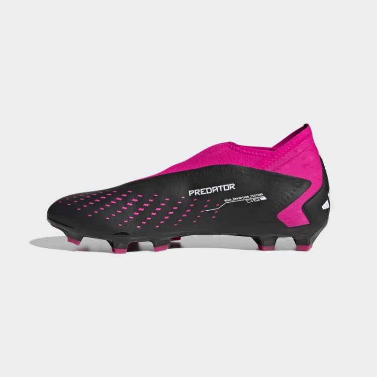 Precisão Do Predador Preto. 3 Chuteiras Sem Cadarço Para Chão Firme Adidas