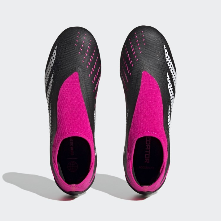 Precisão Do Predador Preto. 3 Chuteiras Sem Cadarço Para Chão Firme Adidas