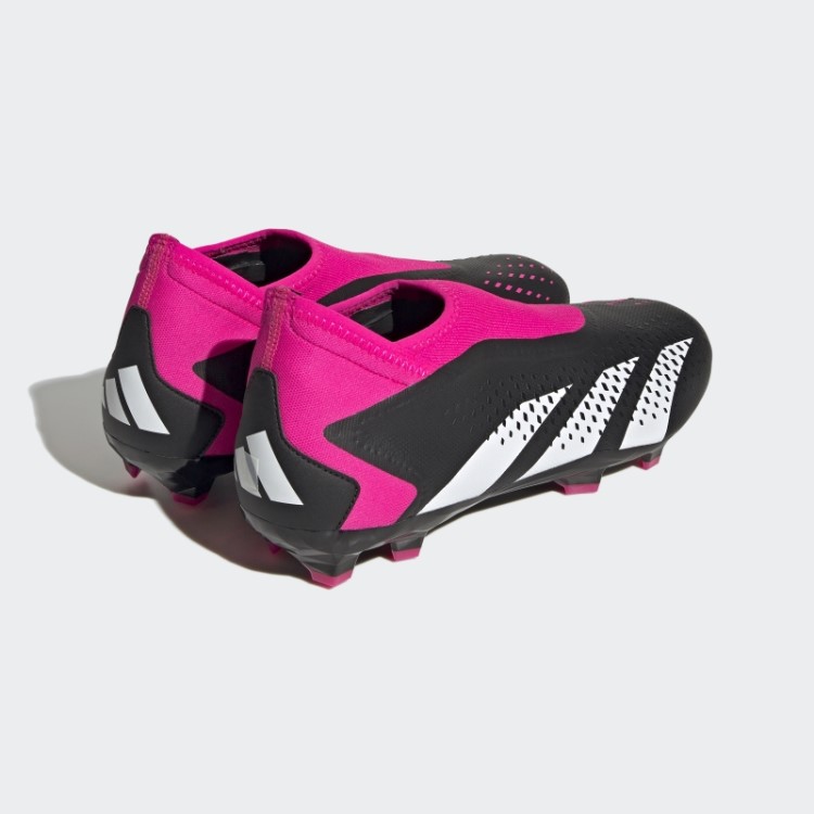 Precisão Do Predador Preto. 3 Chuteiras Sem Cadarço Para Chão Firme Adidas