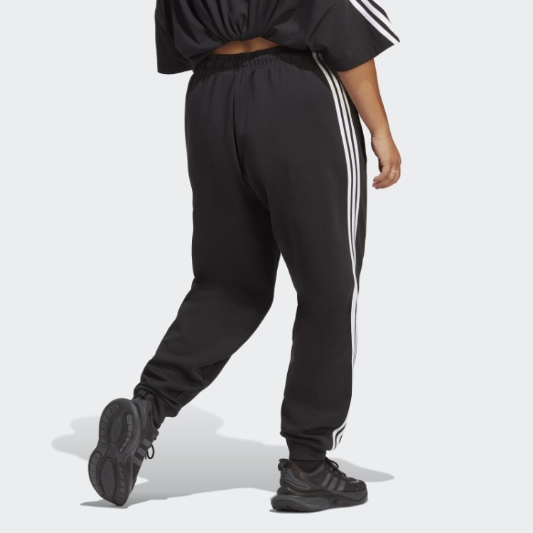 Calça Regular Preta Future Icons 3 Listras (tamanho Grande) Adidas