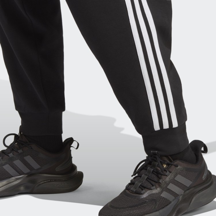 Calça Regular Preta Future Icons 3 Listras (tamanho Grande) Adidas