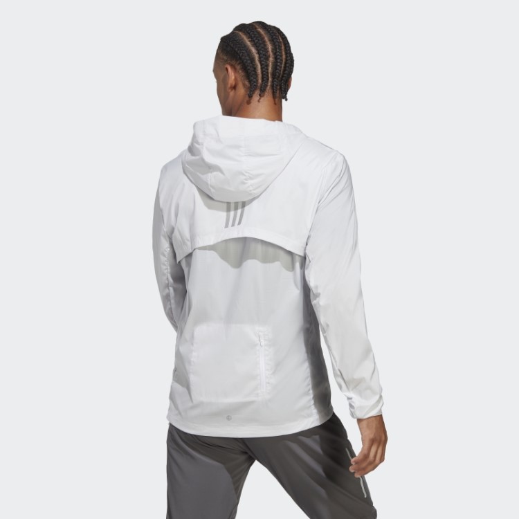 Jaqueta Cinza Maratona Adidas