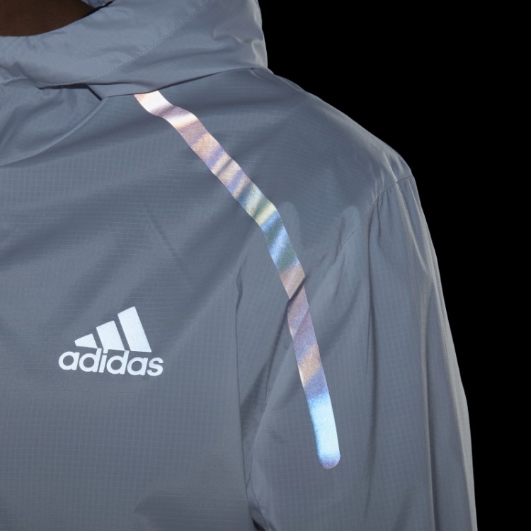 Jaqueta Cinza Maratona Adidas