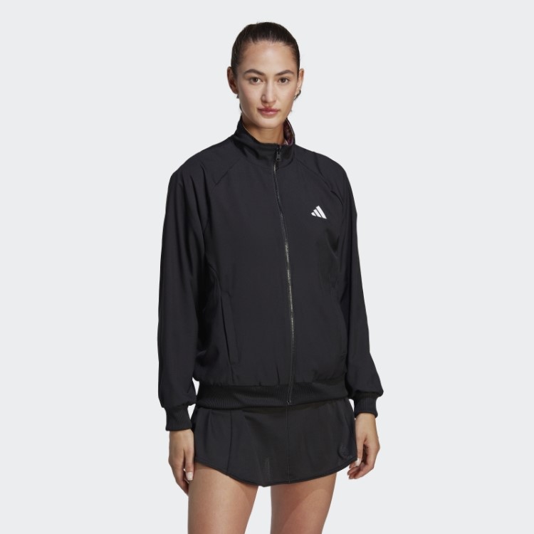 Jaqueta De Tênis Tecido Adidas Melbourne Preta