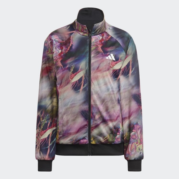 Jaqueta De Tênis Tecido Adidas Melbourne Preta