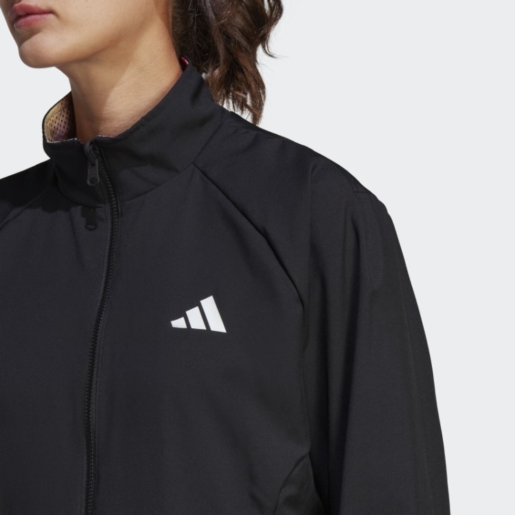 Jaqueta De Tênis Tecido Adidas Melbourne Preta