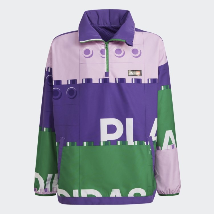 Adidas X Classic Lego Blusão Meio-zíper Roxo Moderno