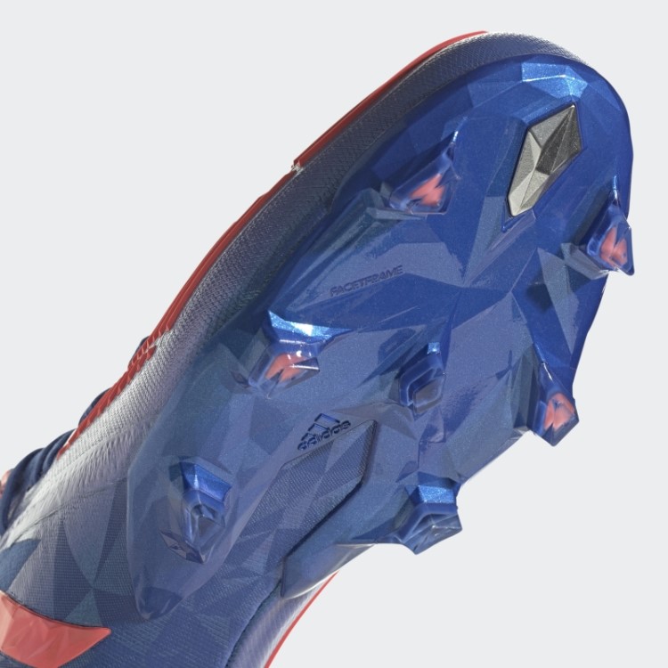 Predador Edge.1 Chuteiras Baixas E Firmes Azul Adidas De Alta Resolução