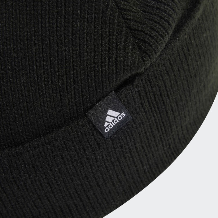 Gorro Preto Com As 3 Riscas Adidas