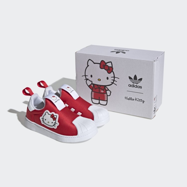Sapatos Vermelho Hello Kitty Superstar 360 Adidas