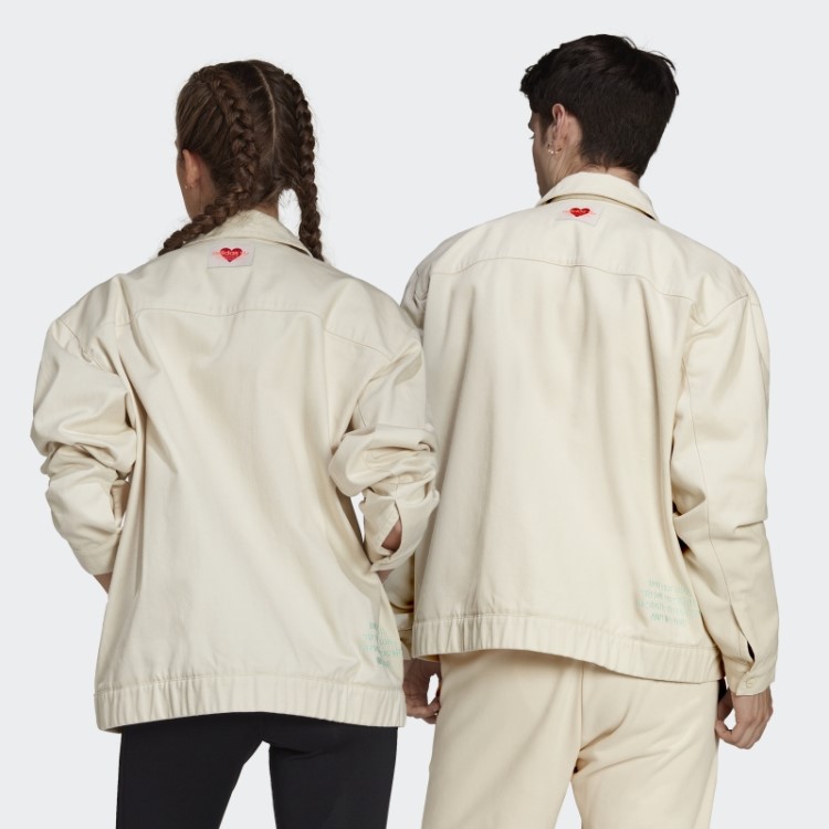 Jaqueta V-day Branca (gênero Neutro) Adidas