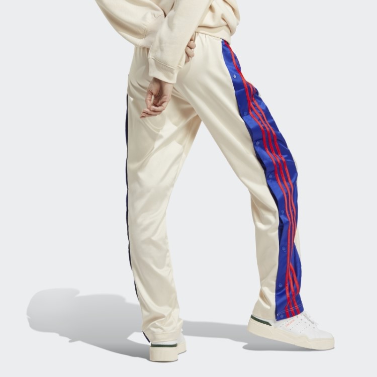 Calça Adibreak De Cetim Adidas Branca