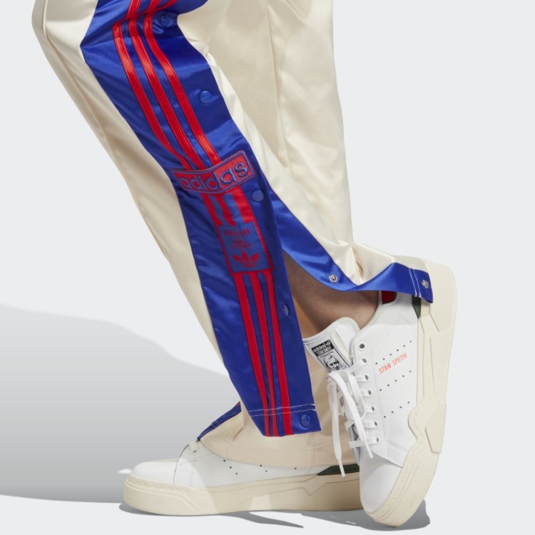 Calça Branca Adibreak De Cetim Adidas