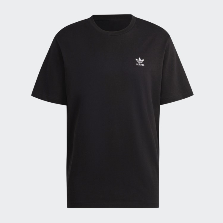 Camiseta Adidas Adicolor Classics Nas Costas E Na Frente Com Trevo Quadrado Preto