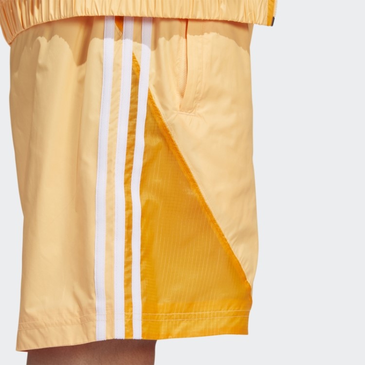 Shorts De Verão Adidas Laranja ácido