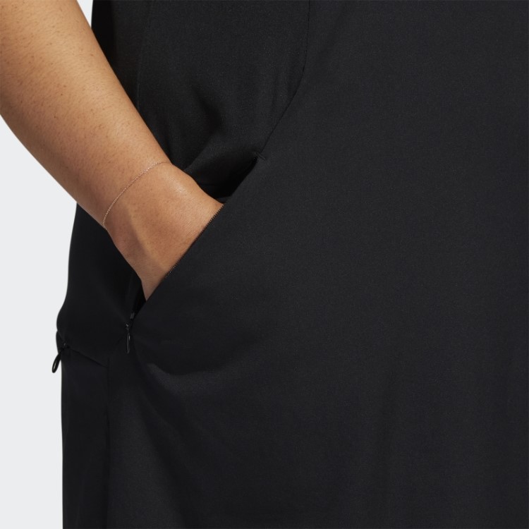 Vestido Preto Com Babados Adidas (tamanho Grande)