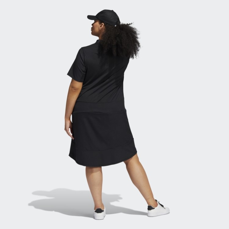 Vestido Preto Com Babados Adidas (tamanho Grande)