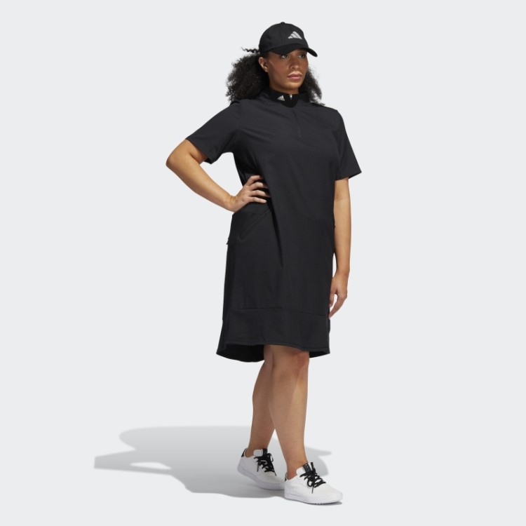 Vestido Preto Com Babados Adidas (tamanho Grande)