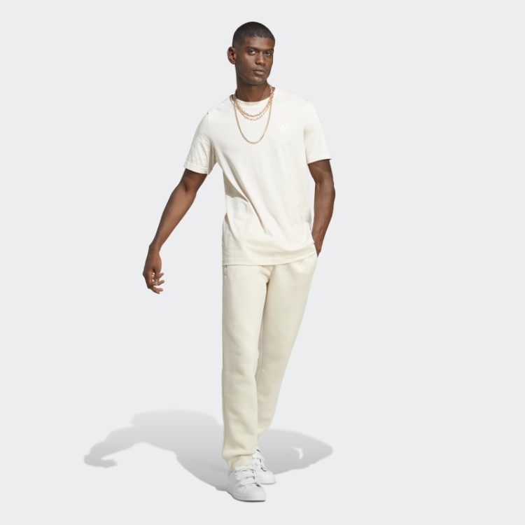 Calça Branca Trefoil Essencial Adidas