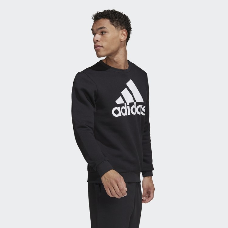 Moletom Adidas Essentials Big Logo Branco Estiloso