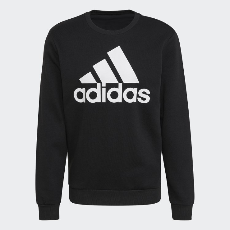 Moletom Adidas Essentials Big Logo Branco Estiloso