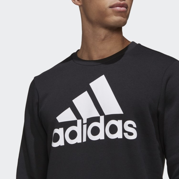 Moletom Adidas Essentials Big Logo Branco Estiloso