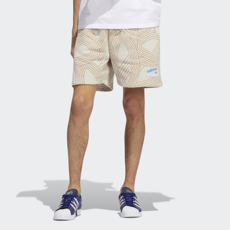 Short Original Do Clube Atlético Com Estampa Allover Alumínio Adidas