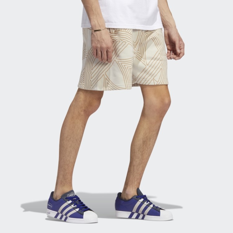 Short Original Do Clube Atlético Com Estampa Allover Alumínio Adidas