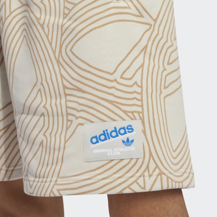Short Original Do Clube Atlético Com Estampa Allover Alumínio Adidas