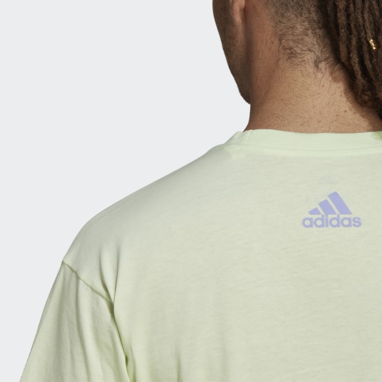 Essentials Brandlove Camiseta Single Jersey (gender Neutral) Lime Adidas