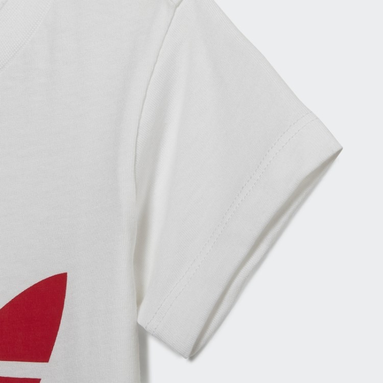 Conjunto De Shorts Branco Adidas Trefoil