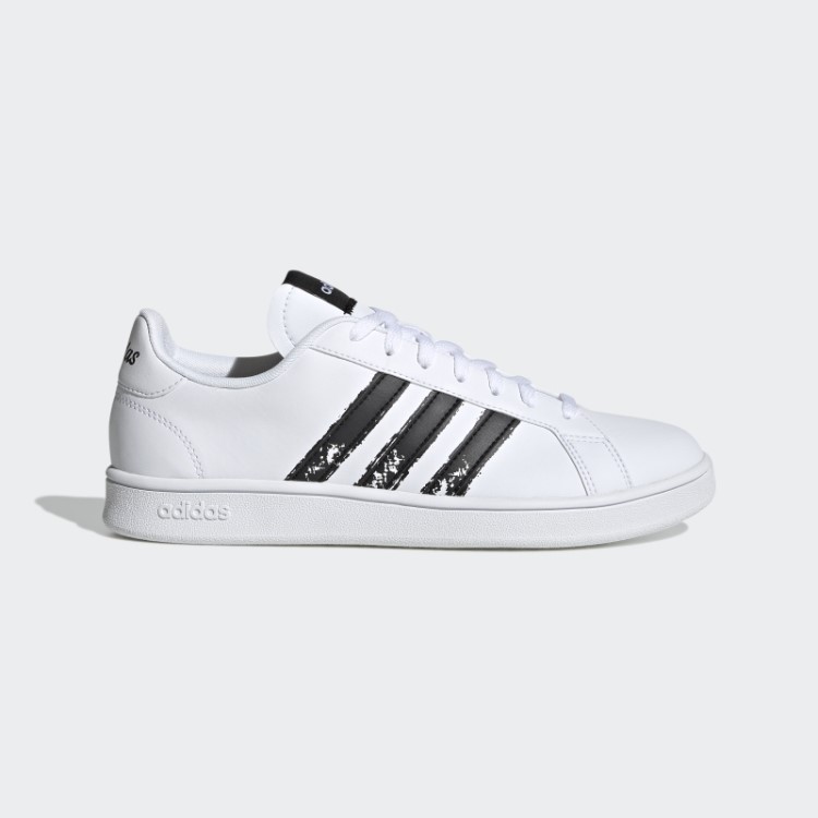 Adidas White Grand Court Base Além Dos Sapatos