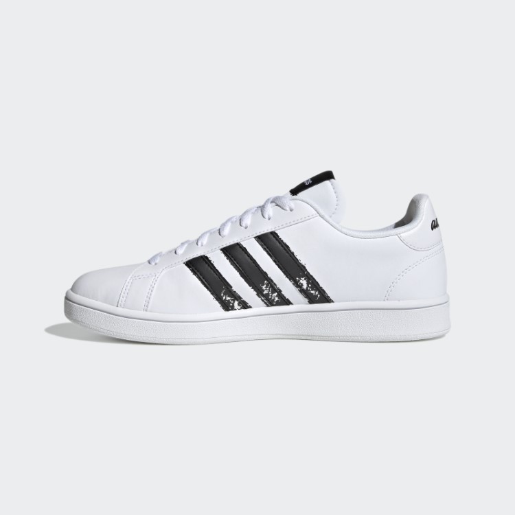 Adidas White Grand Court Base Além Dos Sapatos